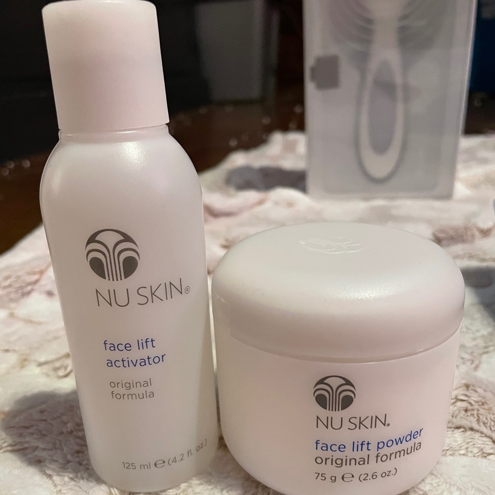 Botox in a bottle with a brush for free Nuskin it’s a set